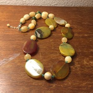Semiprecious stone necklace